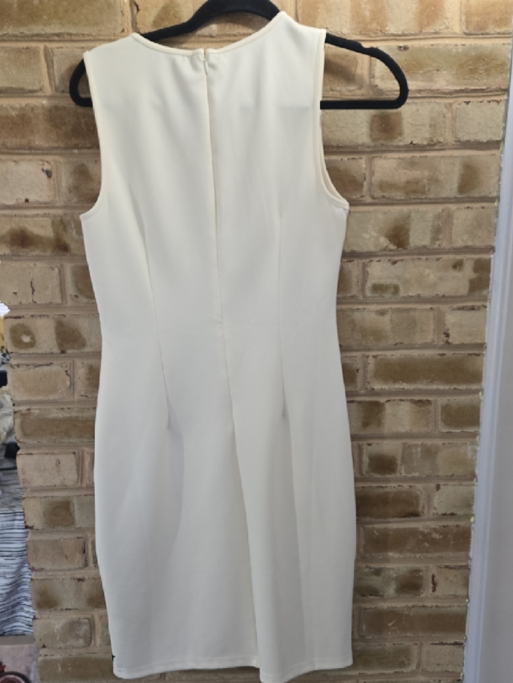 Spenser Jeremy Ivory Midi Dress with Black Embroidery - Picture 8 of 13